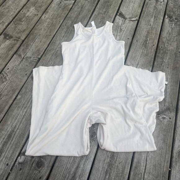 Athleta Girls Cream Jumpsuit‎ Size Large - Picture 1 of 5